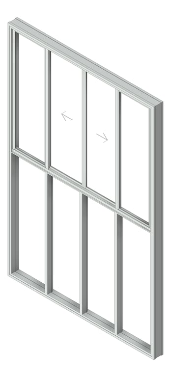 Window Sliding Capral AGS 380 OXXOTOOOO