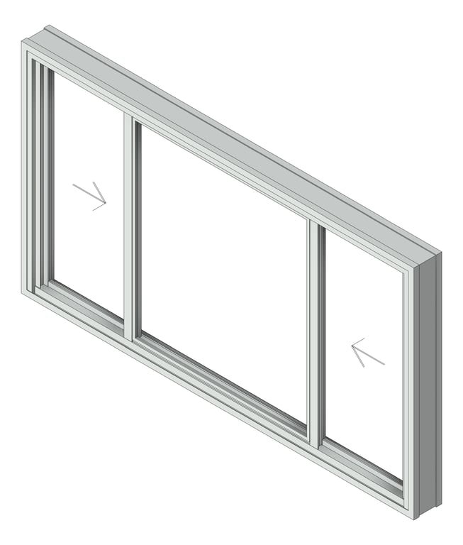 Window Sliding Capral AGS 380 XOX