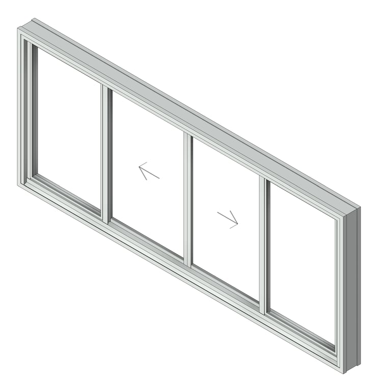 Window Sliding Capral AGS 480 OXXO