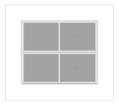 Front Image of Window Sliding Capral AGS 480 XOTXO