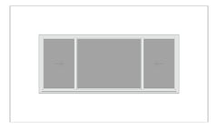 Front Image of Window Sliding Capral AGS 480 XOX