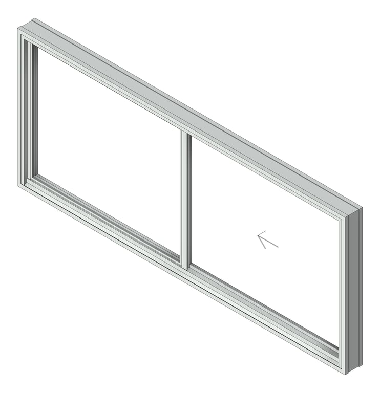 Window Sliding Capral AGS 480 XO