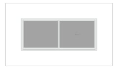 Front Image of Window Sliding Capral AGS 480 XO