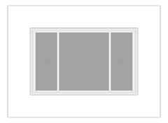 Front Image of Window Sliding Capral AGS 950 XOX