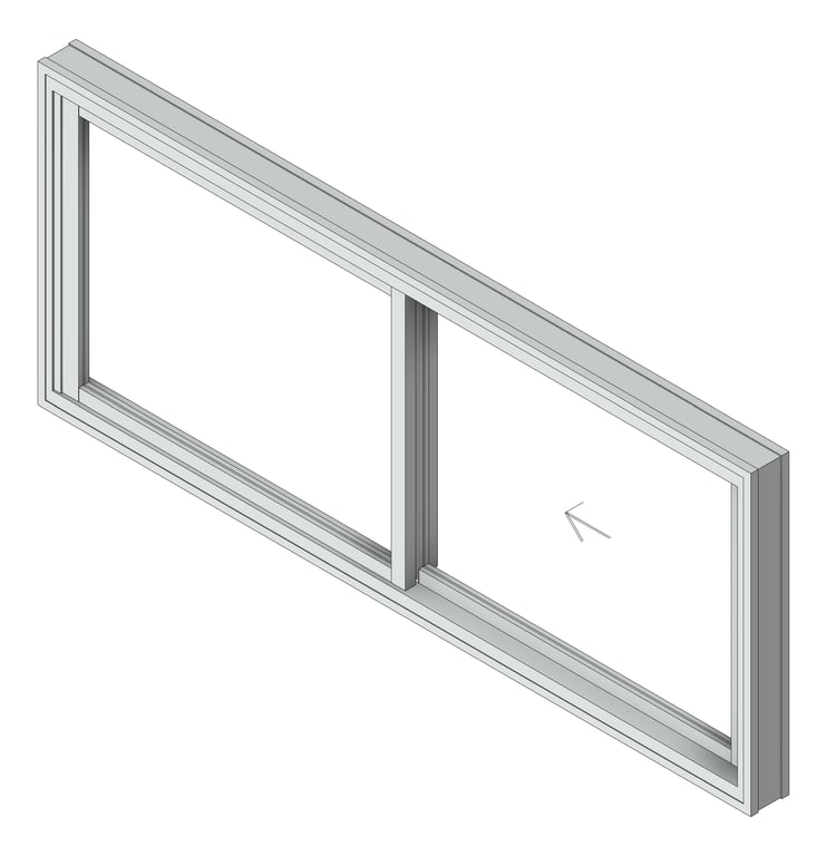 Window Sliding Capral AGS 950 XO