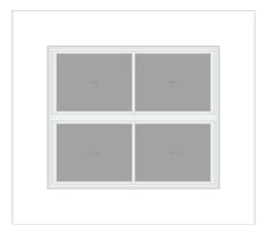 Front Image of Window Sliding Capral AGS 950 XXTXX