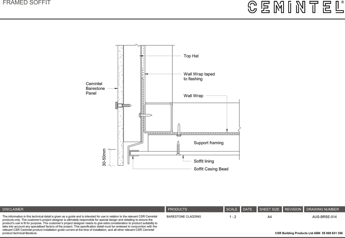 Navigate to AUS-BRSE-014 - FRAMED SOFFIT