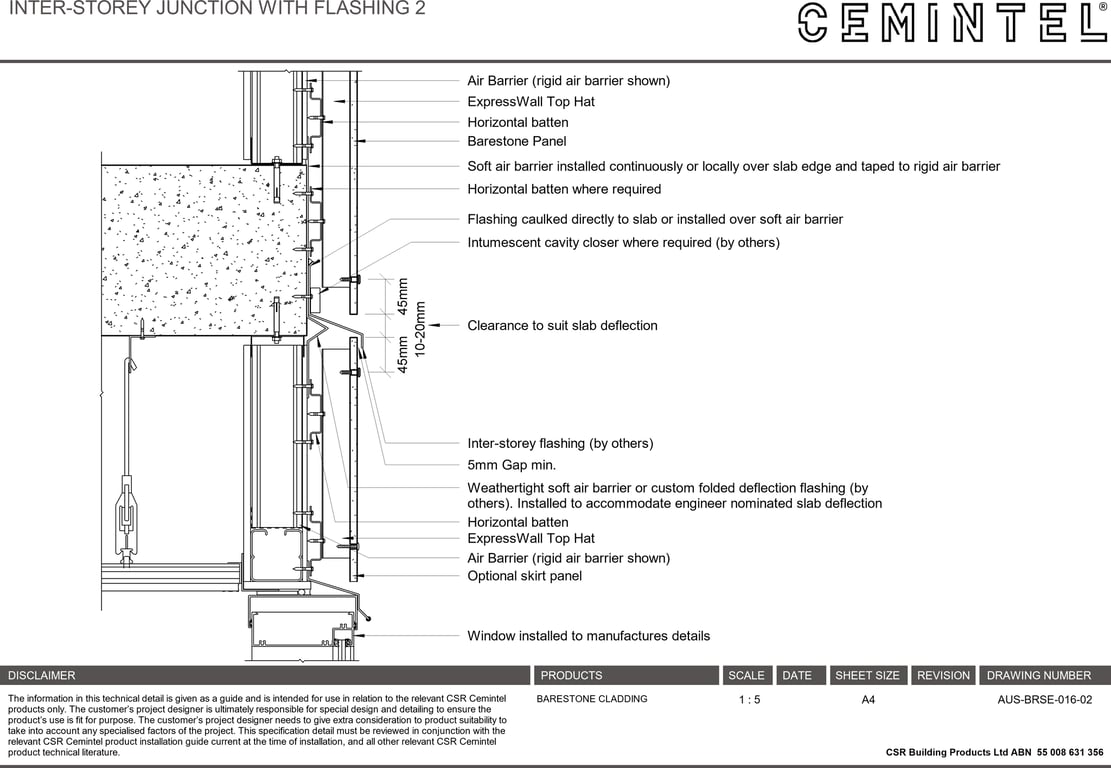 Navigate to AUS-BRSE-016-02 - INTER-STOREY JUNCTION WITH FLASHING 2