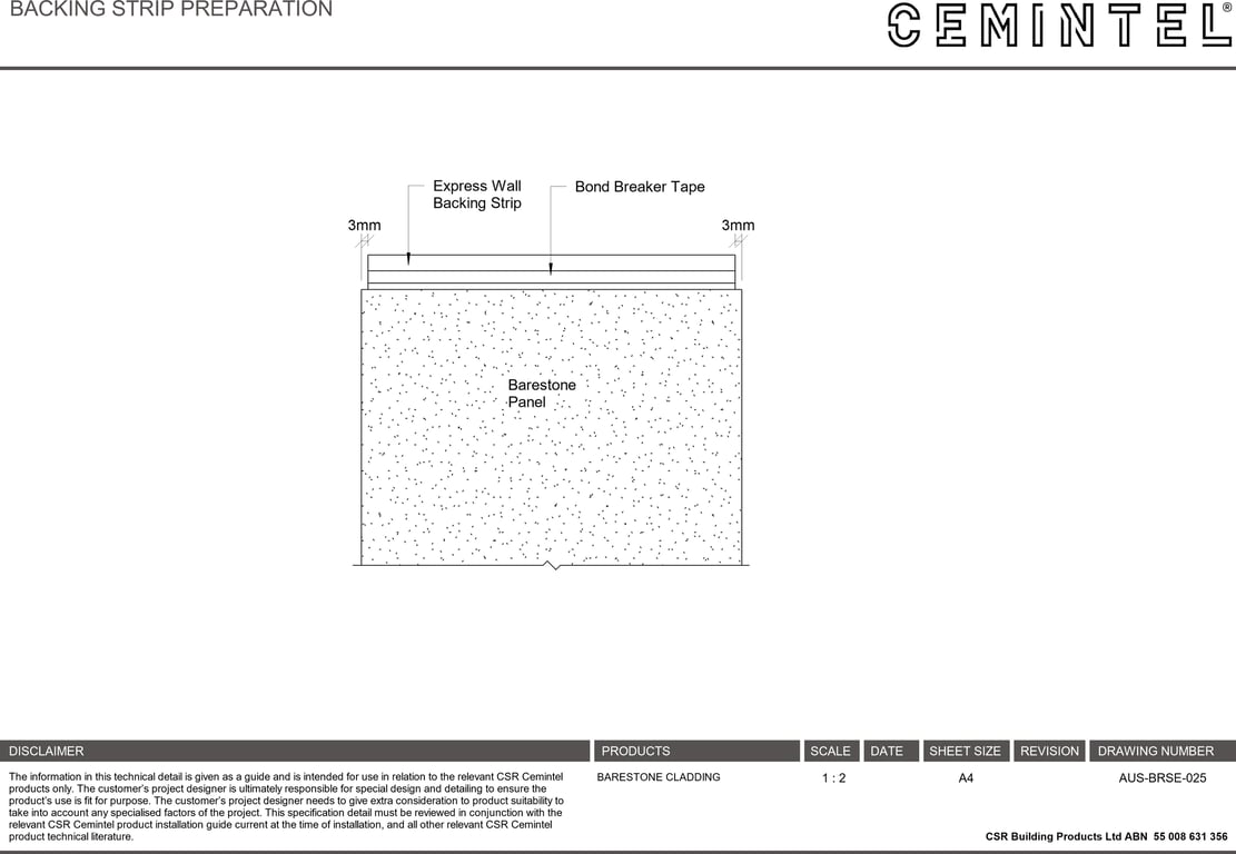 Navigate to AUS-BRSE-025 - BACKING STRIP PREPARATION