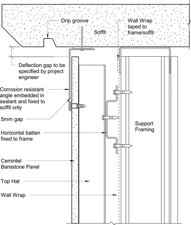 Navigate to Barestone External - Eaves-Deflection Head – Ventilated