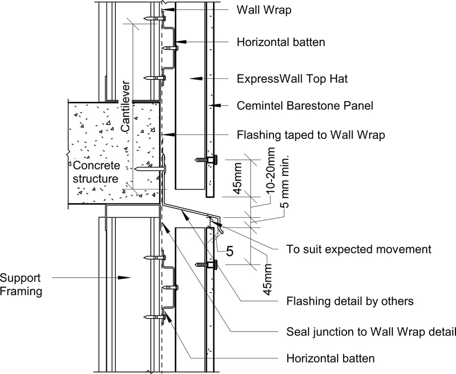 Navigate to Barestone External - Inter-Storey Junction with Flashing 1