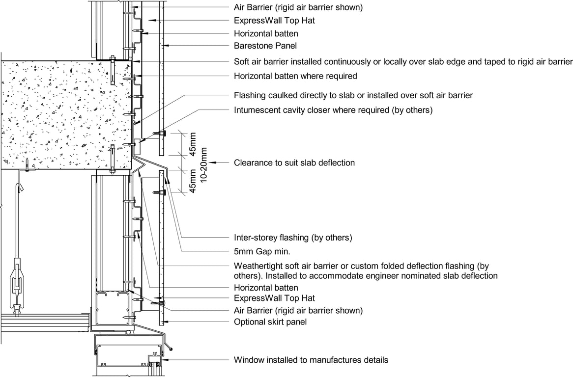Navigate to Barestone External - Inter-Storey Junction with Flashing 2