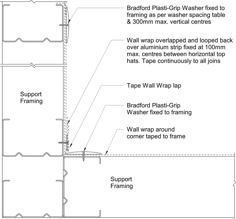 Navigate to Barestone External - Internal Corner – Wall Wrap Overlapped