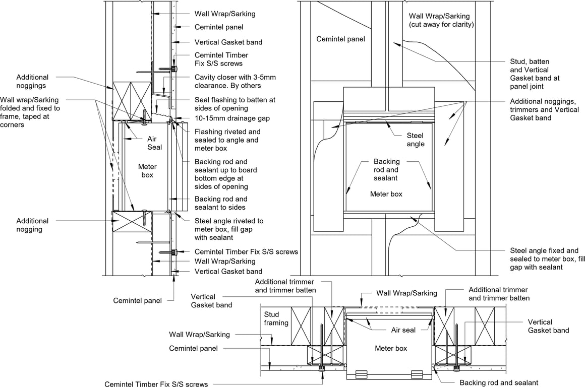 Navigate to Barestone Surround Timber Battens - Meter Box