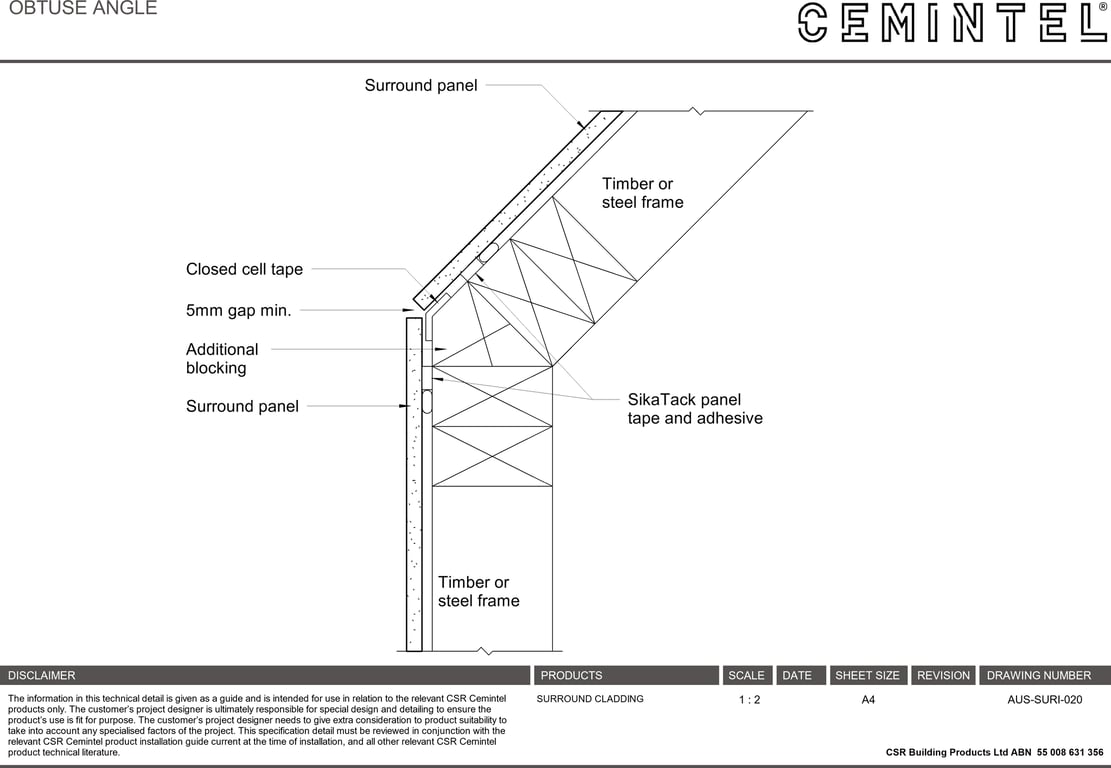  Image of AUS-SURI-020 - OBTUSE ANGLE