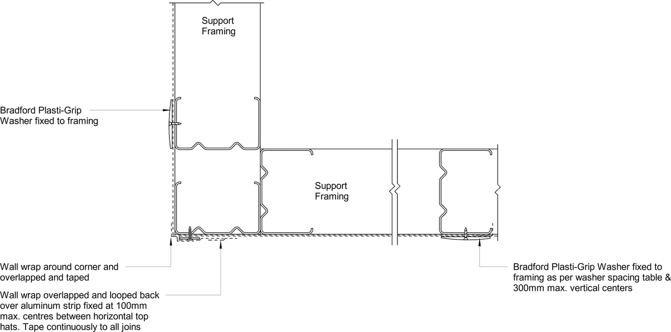 Navigate to Surround External - External Corner – Wall Wrap Overlapped