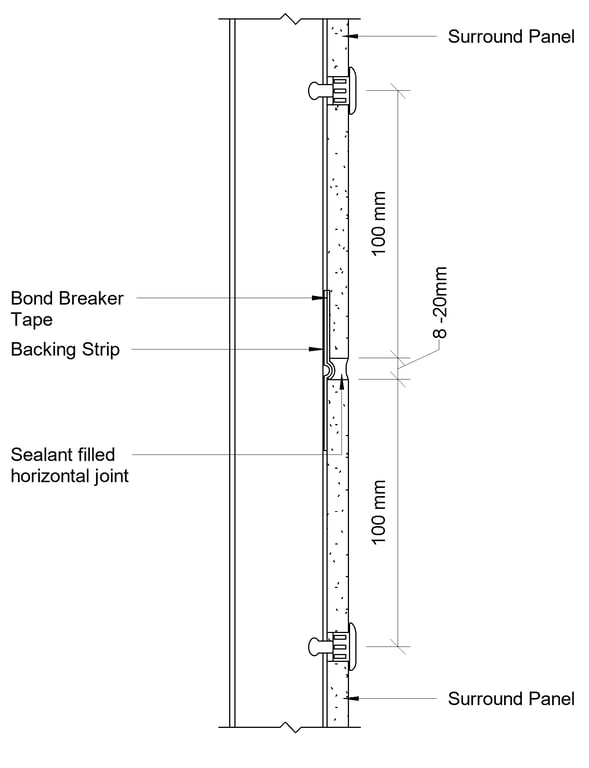 Image of Surround External - Horizontal Joint – Sealant Filled 2