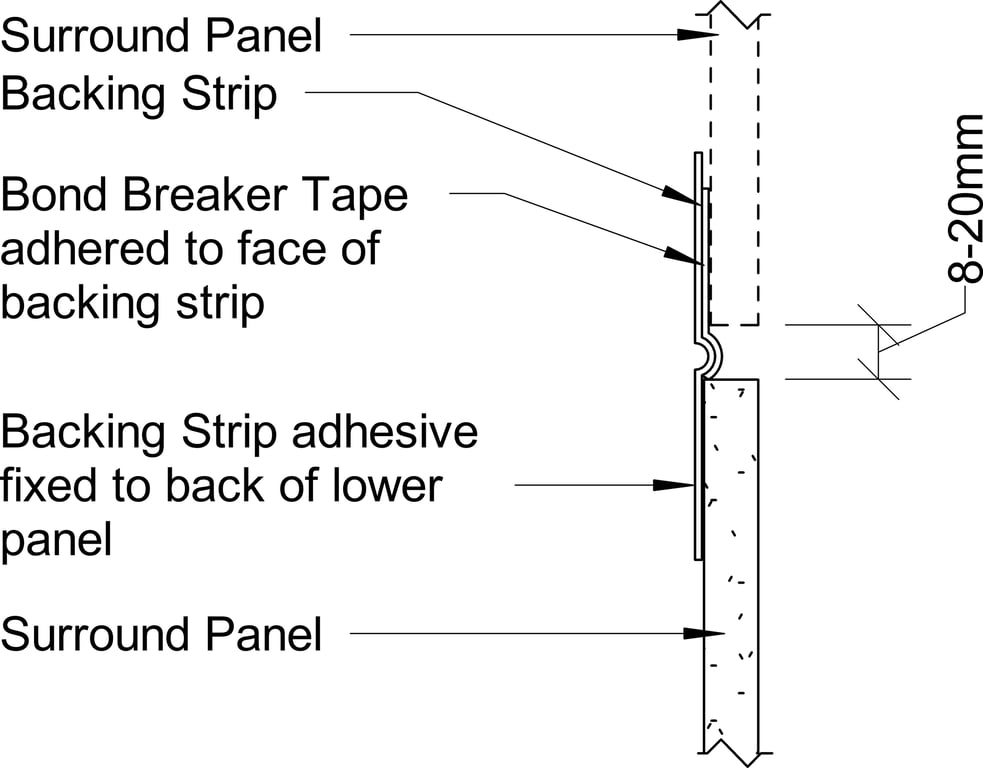 Navigate to Surround External - Horizontal Joint Sealed Side 1