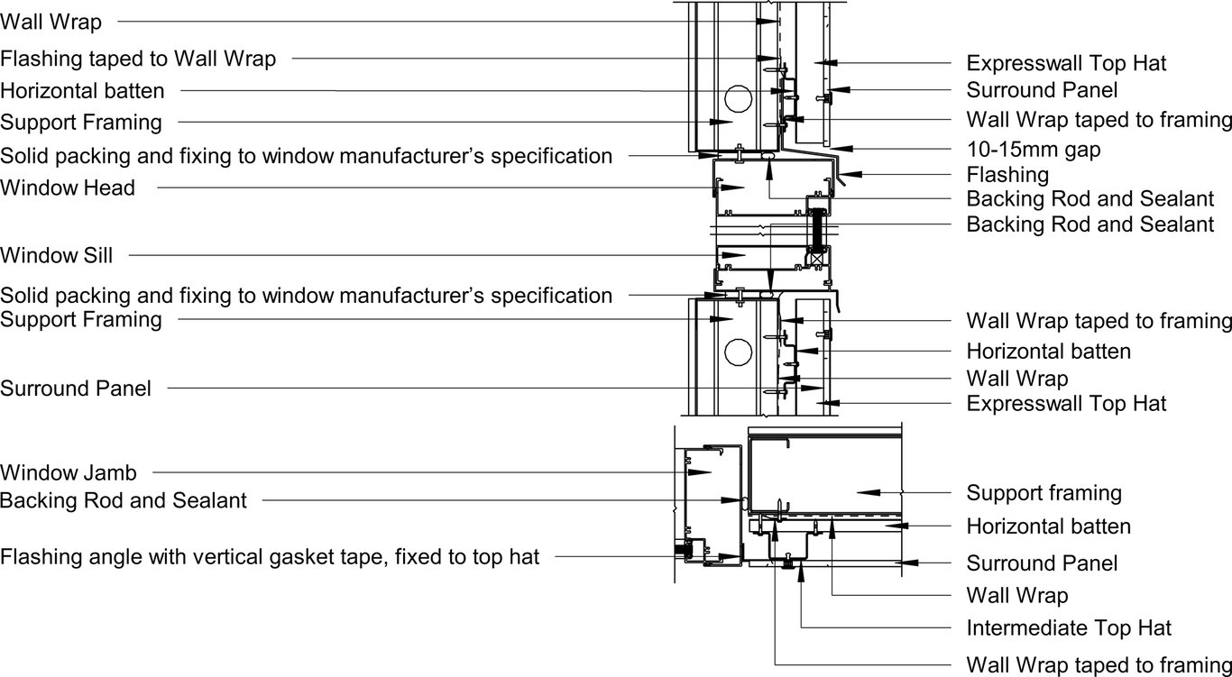 Navigate to Surround External - Typical Window Installation