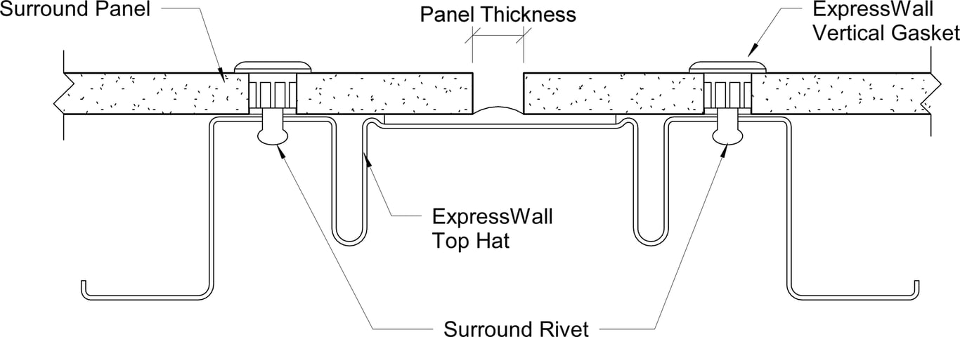 Navigate to Surround External - Vertical Joint Detail – Rivet Fixed