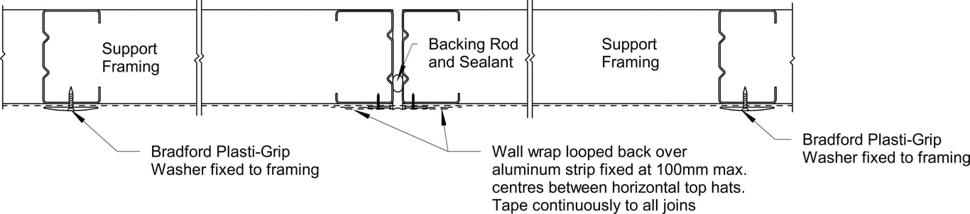  Image of Surround External - Vertical Wall Wrap Junction – At Control Joint