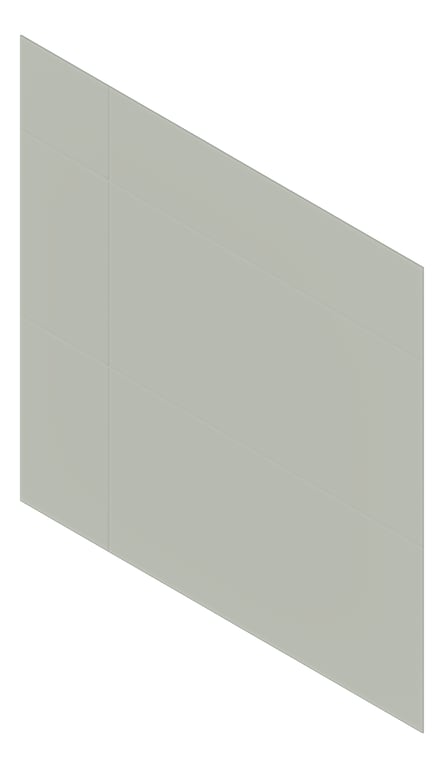 3D Presentation Image of Cladding Panel Cemintel Surround Horizontal 3000x1200 WhiteishBase Material