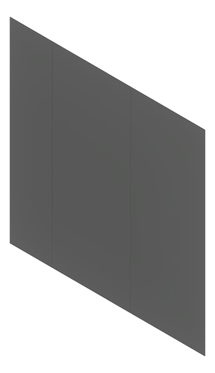 3D Presentation Image of Cladding Panel Cemintel Surround Vertical 3000x1200 BlackishBase Material