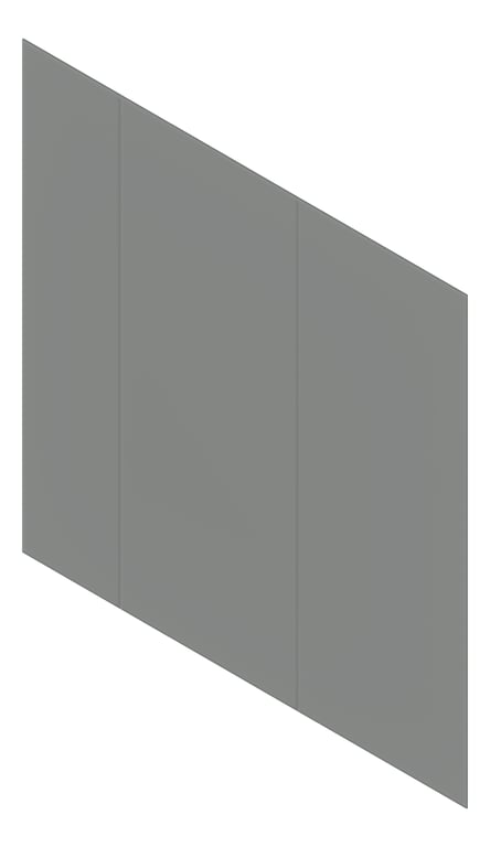 3D Presentation Image of Cladding Panel Cemintel Surround Vertical 3000x1200 GreyishBase Material