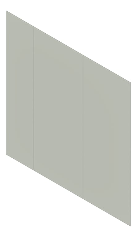 3D Presentation Image of Cladding Panel Cemintel Surround Vertical 3000x1200 WhiteishBase Material
