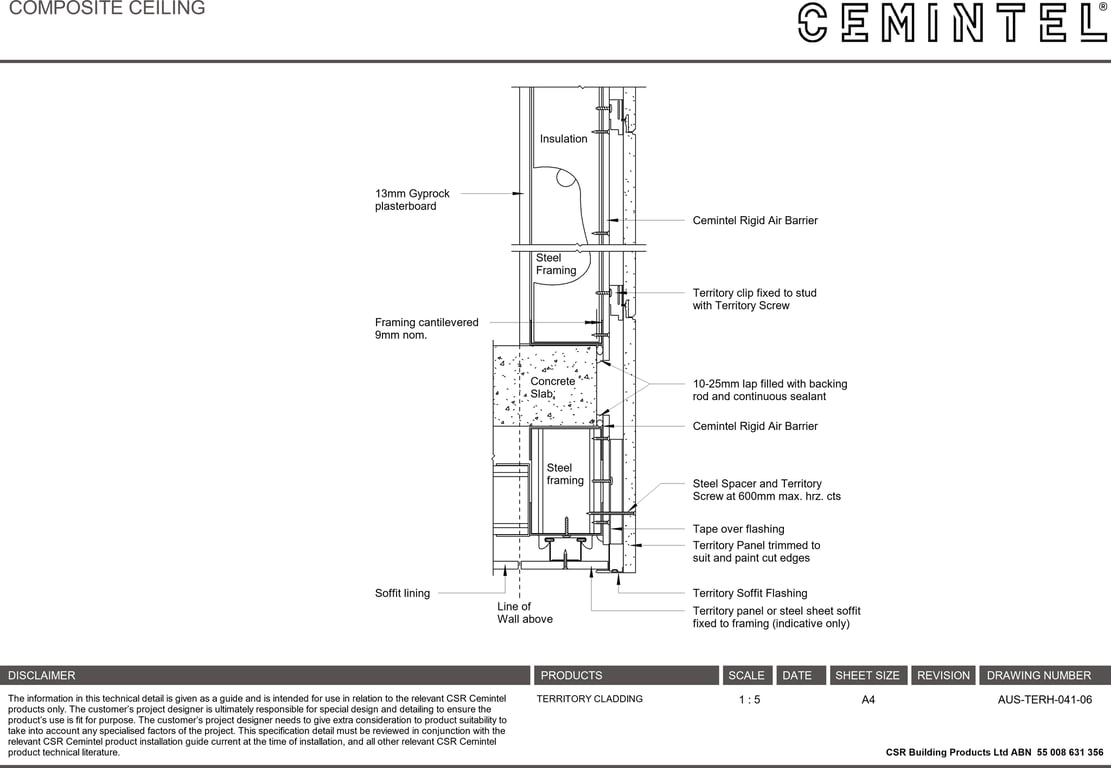  Image of AUS-TERH-041-06 - COMPOSITE CEILING