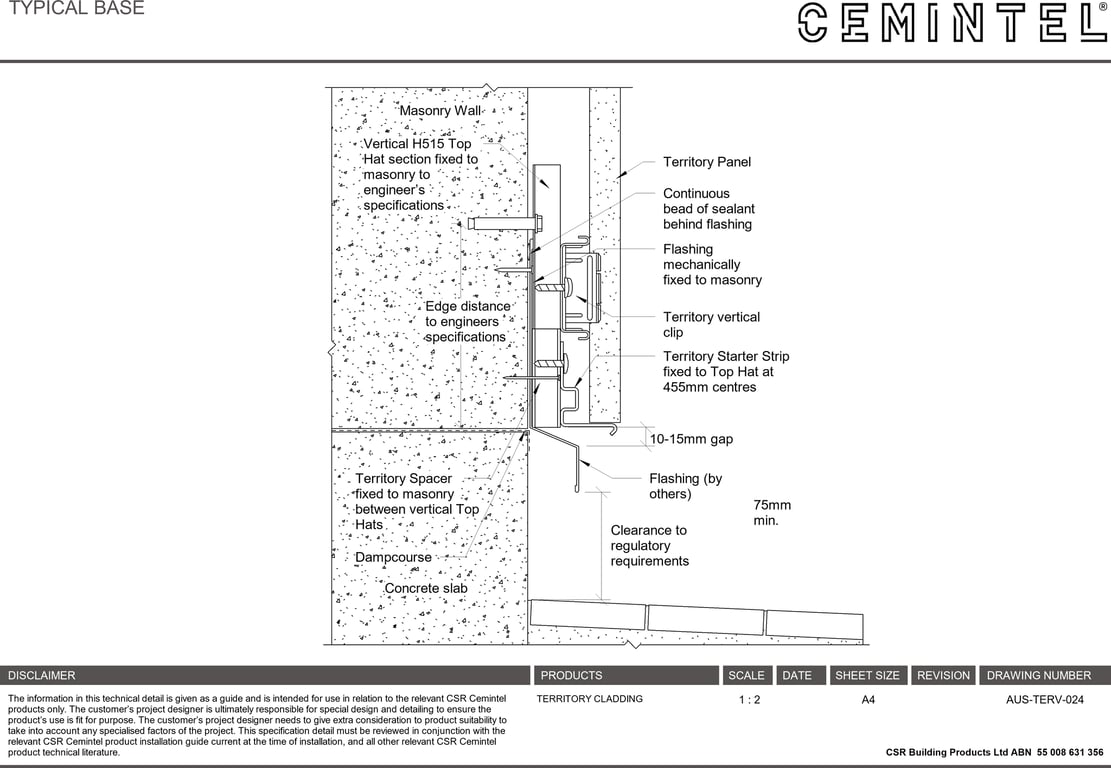 Navigate to AUS-TERV-024 - TYPICAL BASE