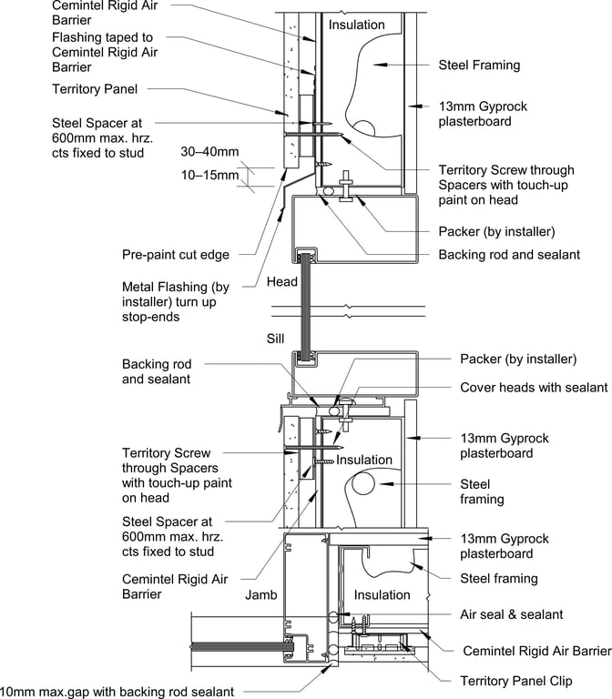 Navigate to Territory Horizontal - Commercial Window Frame