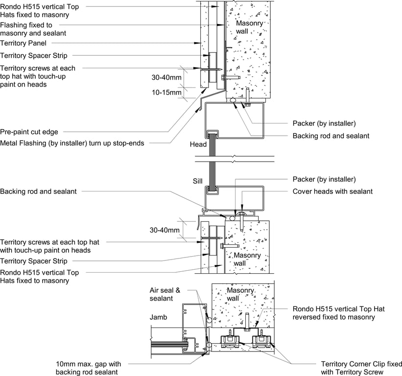  Image of Territory Horizontal - Generic Commercial Window for Masonry Substrates