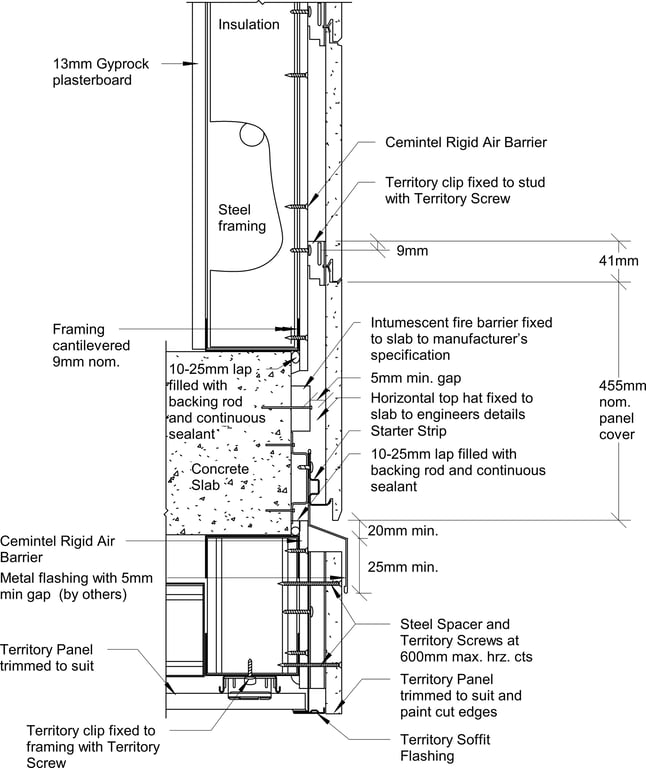 Navigate to Territory Horizontal - Interstorey Junction with Territory Ceiling