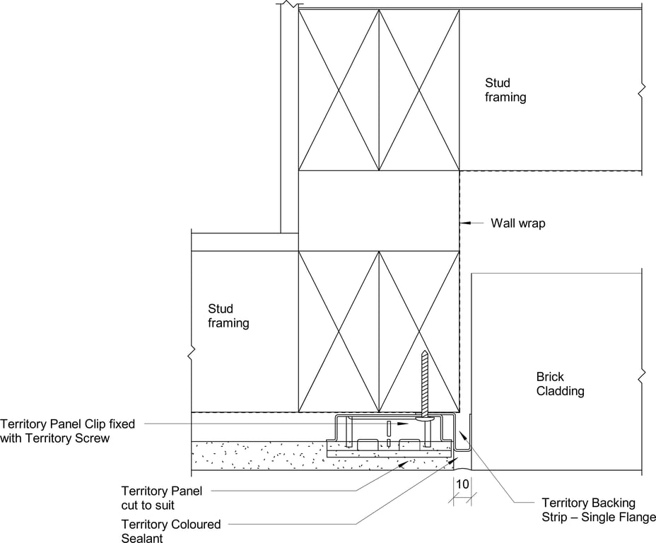 Navigate to Territory Horizontal - Junction – Flushed with Brick Veneer