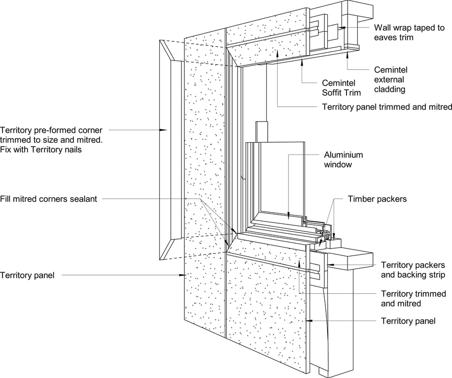 Navigate to Territory Horizontal - Window with Mitre Corners