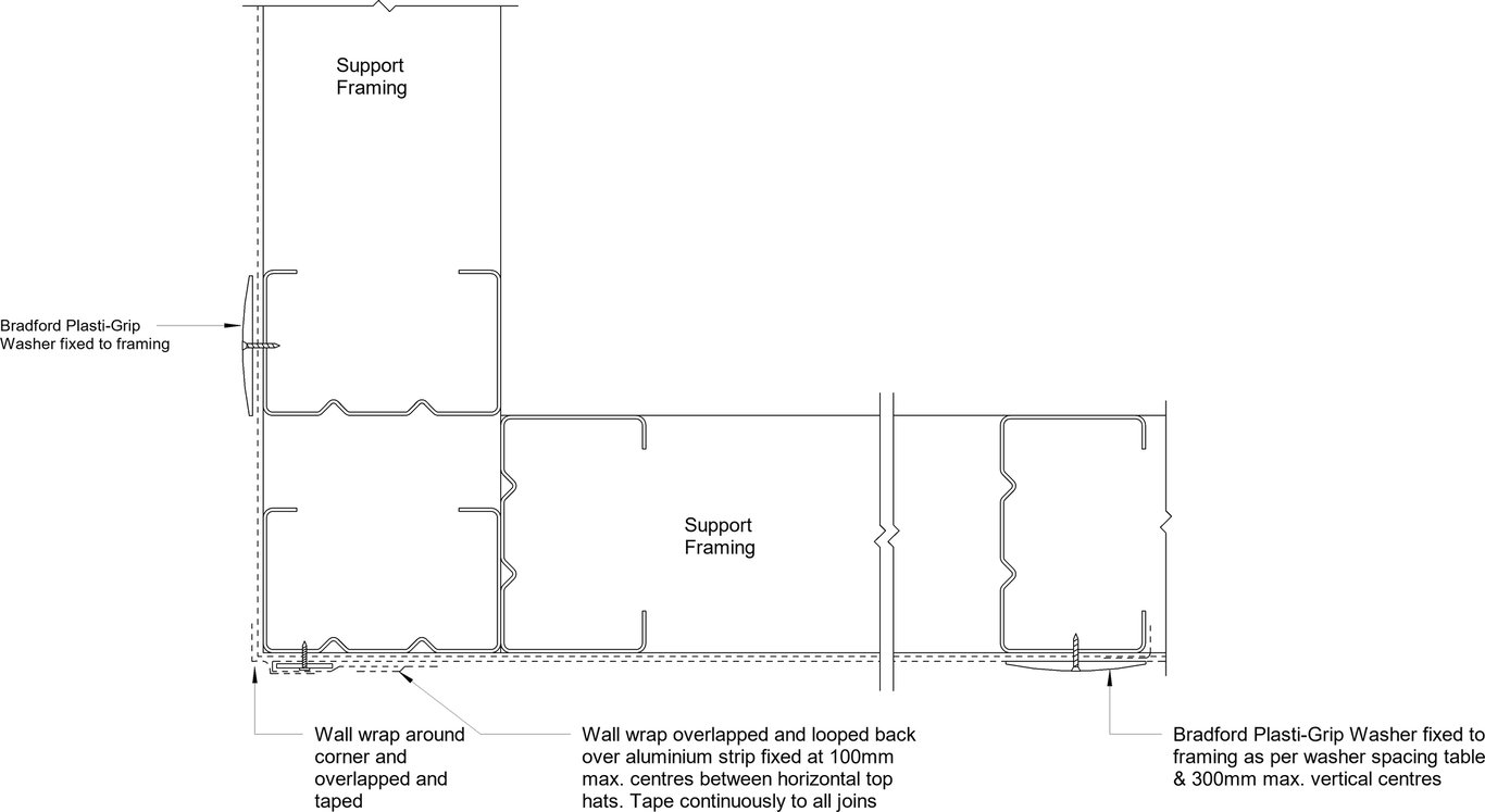 Navigate to Territory Vertical - External Corner – Wall Wrap Overlapped