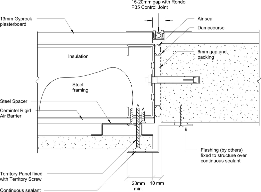 Navigate to Territory Vertical - Junction with Masonry
