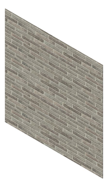 3D Presentation Image of Cladding Board Cemintel Territory BrickGreyRustic Material