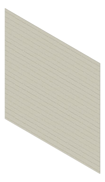 3D Presentation Image of Cladding Board Cemintel Territory BrickWhiteRustic Material