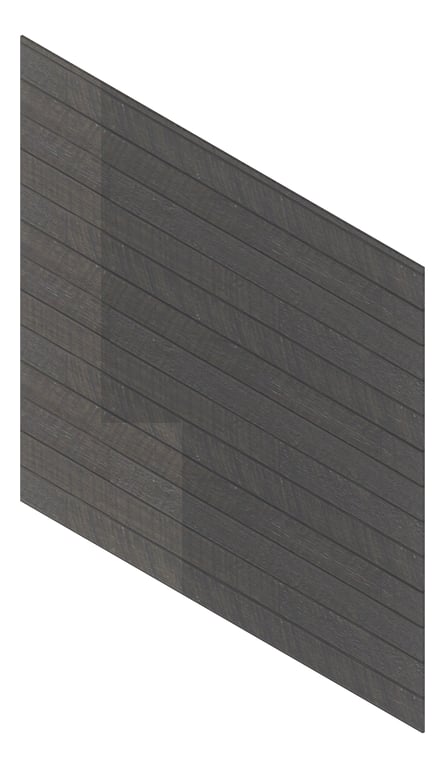 3D Presentation Image of Cladding Board Cemintel Territory Horizontal WoodlandsEbony Material