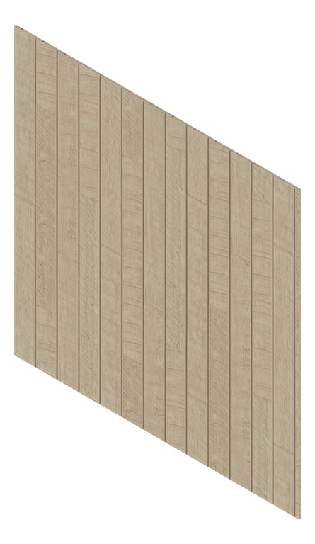 3D Presentation Image of Cladding Board Cemintel Territory Vertical WoodlandsBirch Material