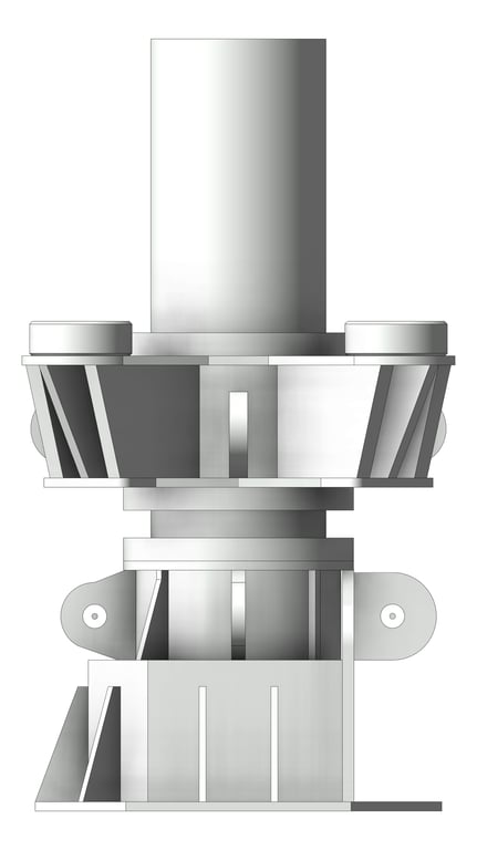 Left Image of BaseJack Temporary Coates Quadshore Q150