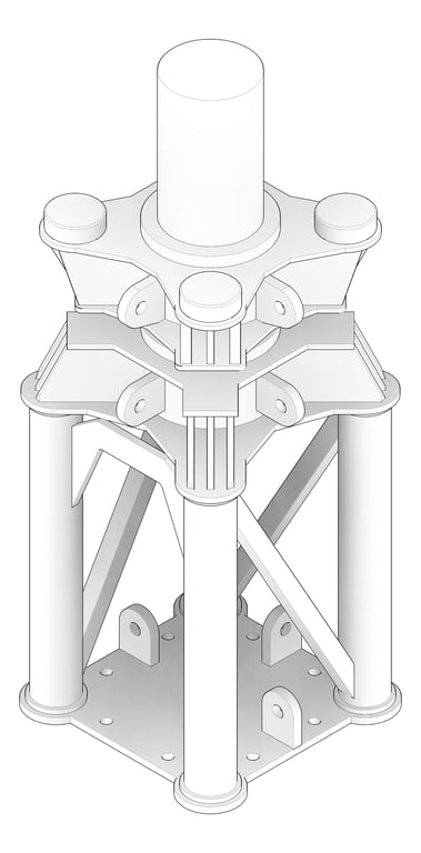 3D Documentation Image of LiftingJack Temporary Coates Quadshore Q150