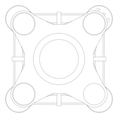 Plan Image of LiftingJack Temporary Coates Quadshore Q150