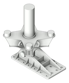 3D Shaded Image of MultiAngleJack Temporary Coates Quadshore Q50