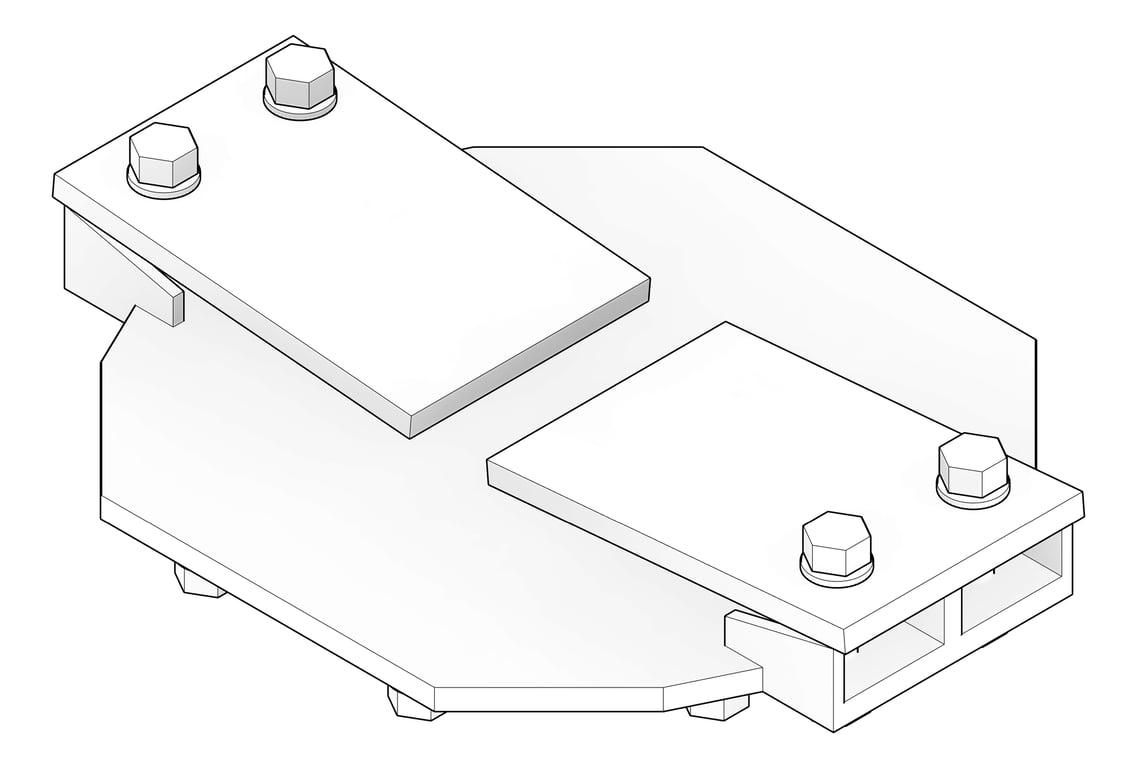 3D Documentation Image of NeedleBeamFixingClamp Temporary Coates Quadshore Q150