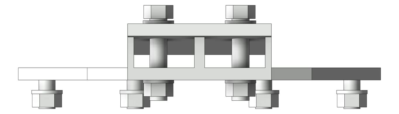 Left Image of NeedleBeamFixingClamp Temporary Coates Quadshore Q150