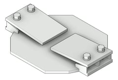 3D Shaded Image of NeedleBeamFixingClamp Temporary Coates Quadshore Q50