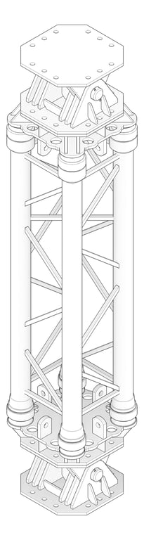 3D Documentation Image of PropAssembly Temporary Coates Quadshore Angled Q150